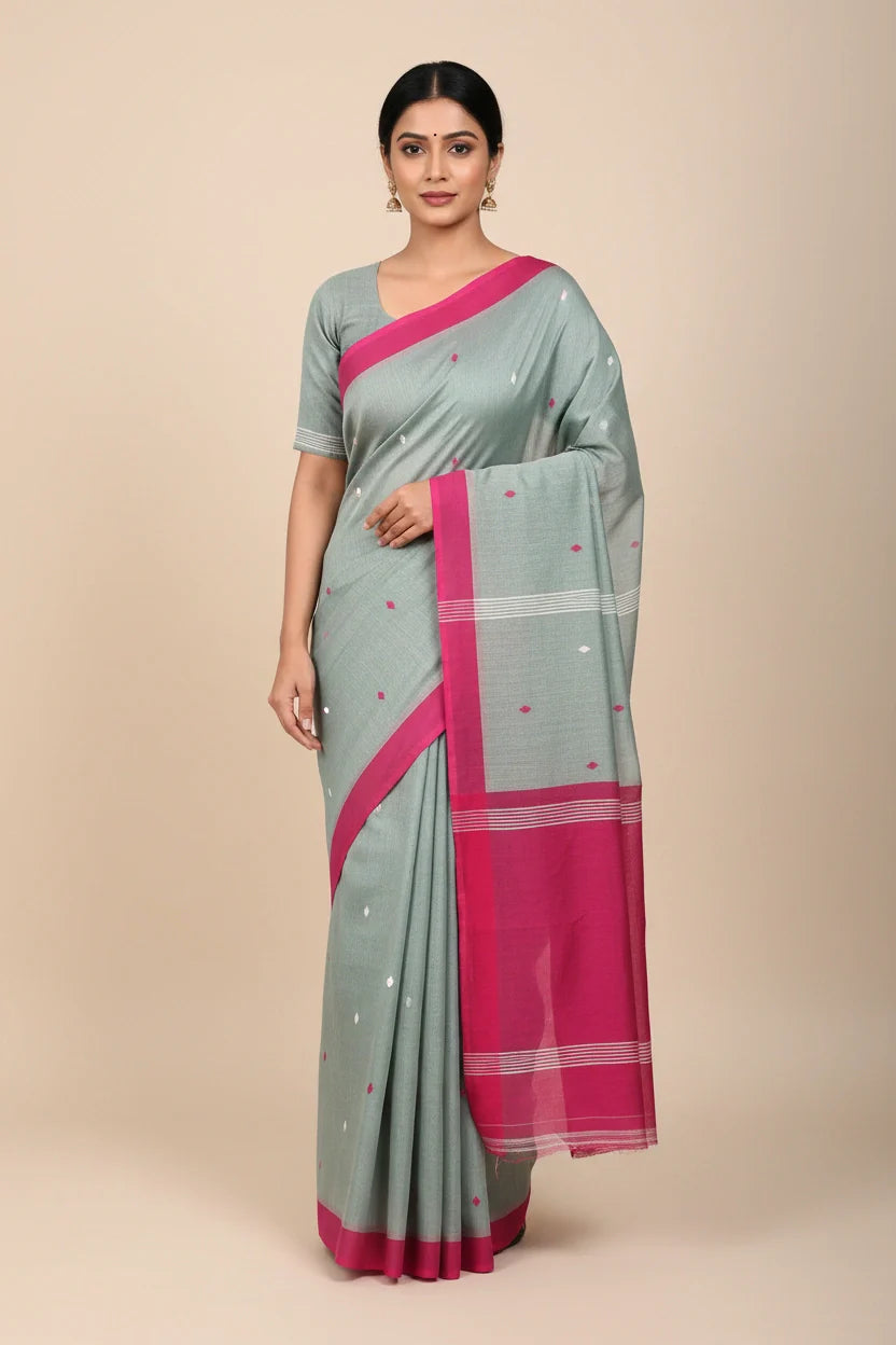 Cotton Linen & Organza Sarees