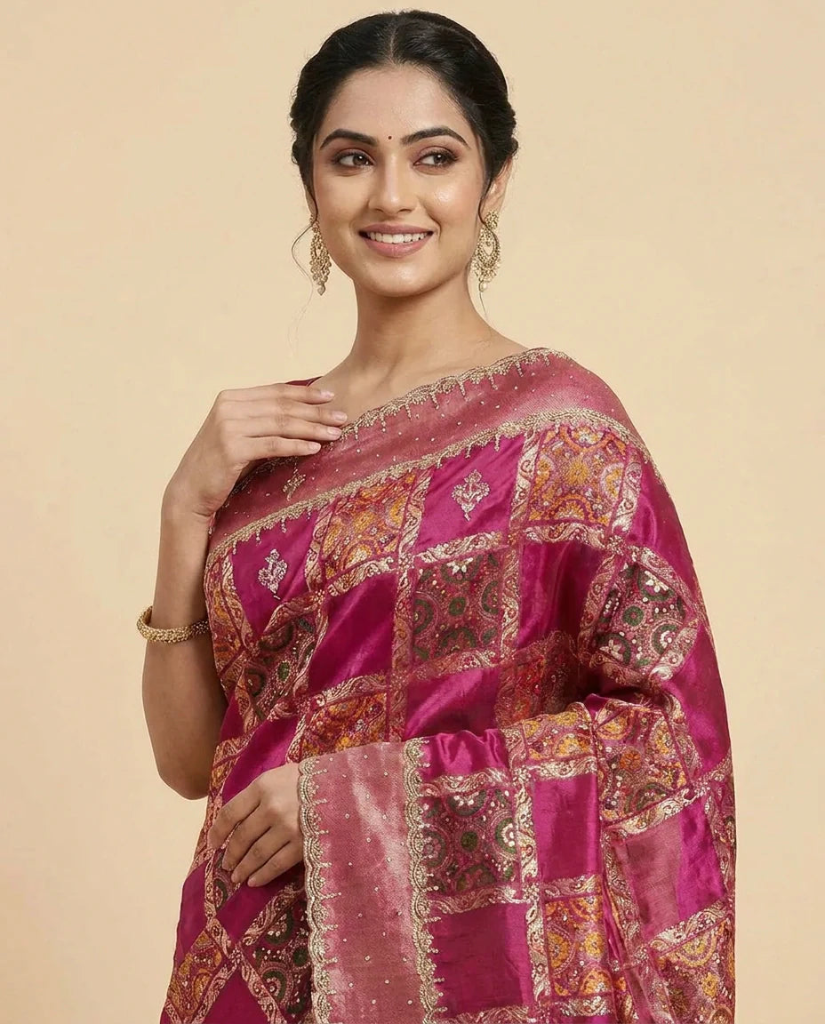 Georgette & Crepe Sarees collection - Rangoli India