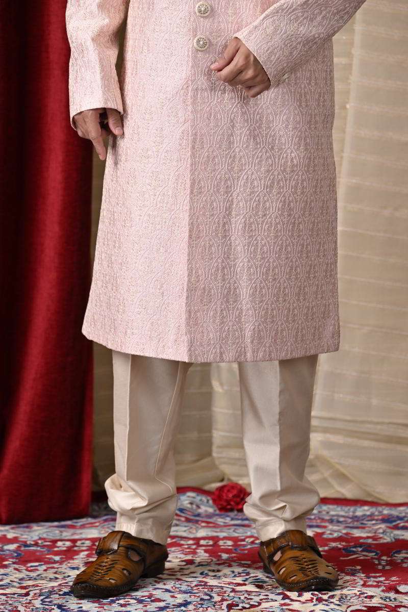Soft Pink Sherwani