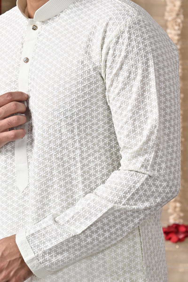 Mint Green Cotton Kurta Set