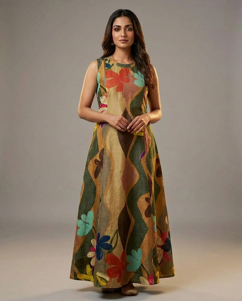 Dola Silk Straight Kurti with Straight Silhouette view 4