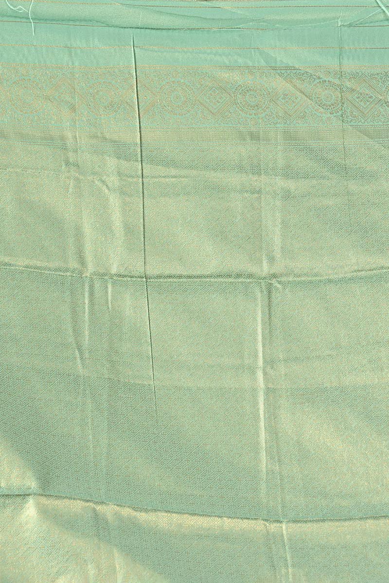 Green Katan Silk Saree