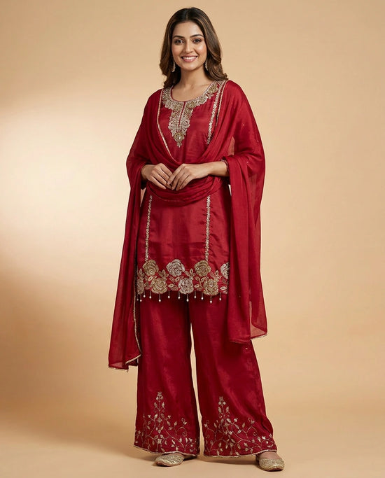 Chinon Co-ord Set Suit - Rangoli India