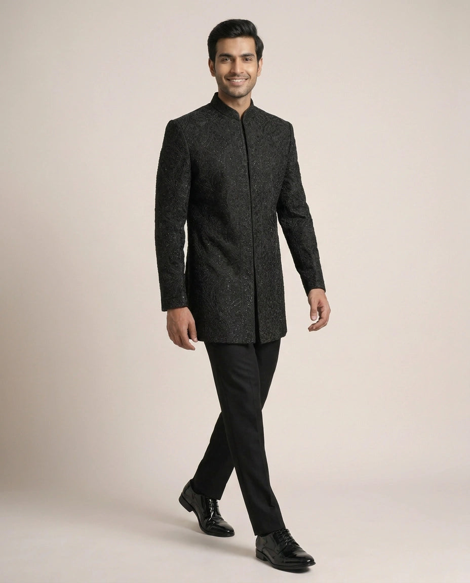 Tussar Silk Indo Western - Rangoli India