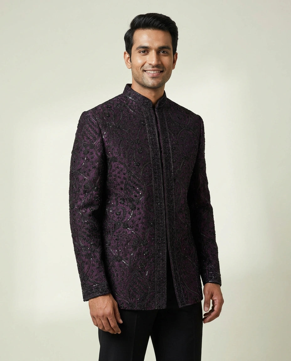 Tussar Silk Indo Western - Rangoli India