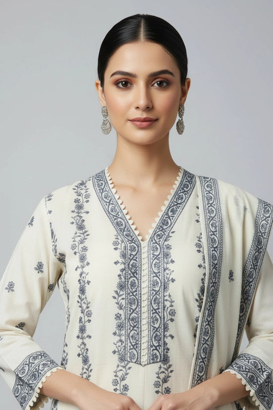 Refined Cotton Straight Suit - Rangoli Sarees