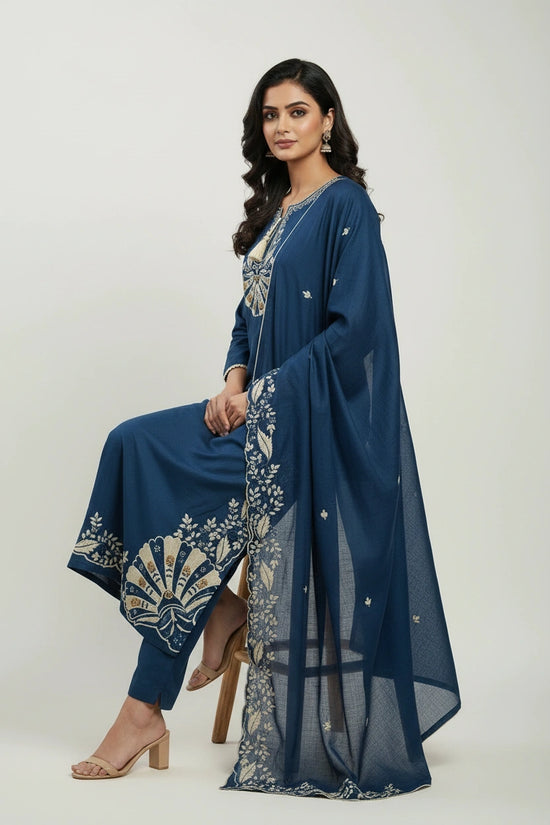 Refined Cotton Straight Suit - Rangoli Sarees