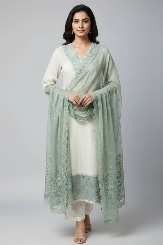 Refined Cotton Straight Suit - Rangoli Sarees