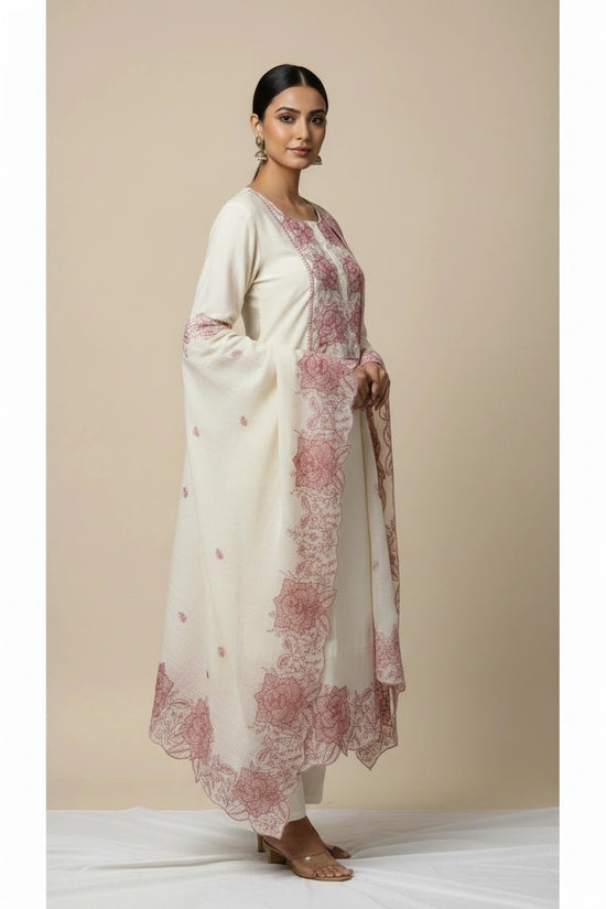 Refined Muslin Straight Suit - Rangoli Sarees