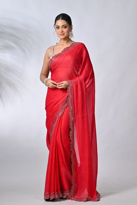 Rani Chiffon Sarees