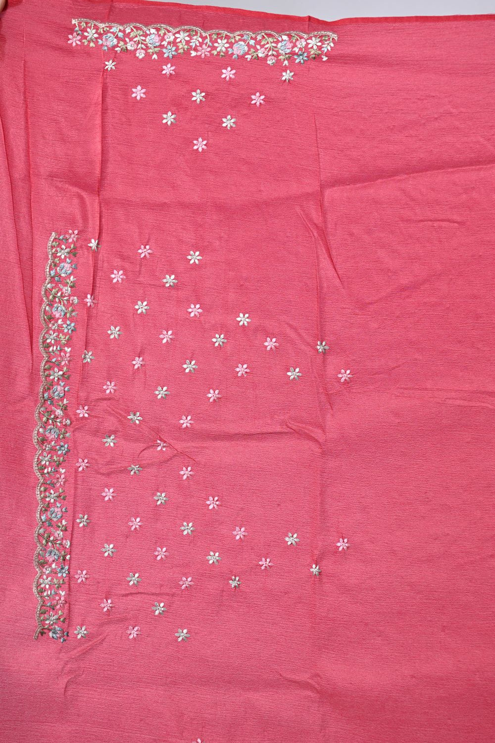 Red  Crush Silk Sarees