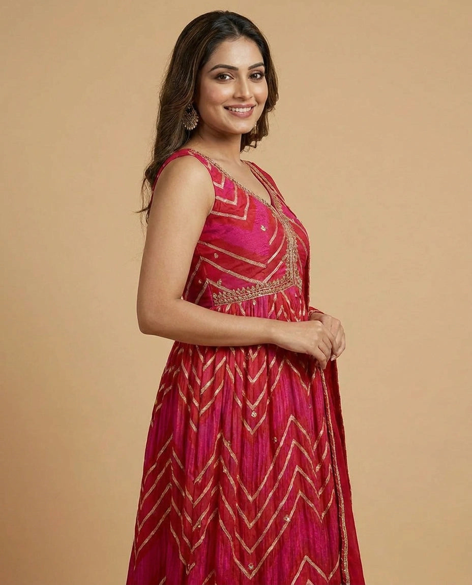 Chinon Straight Suit - Rangoli India