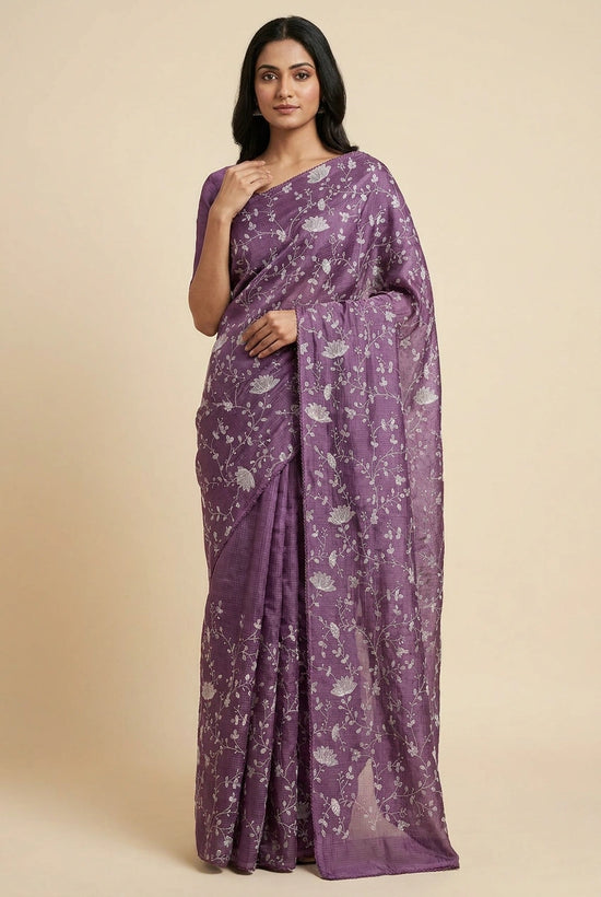 Green Bengal Cotton Tant Saree with Stripe Weave - Rangoli India