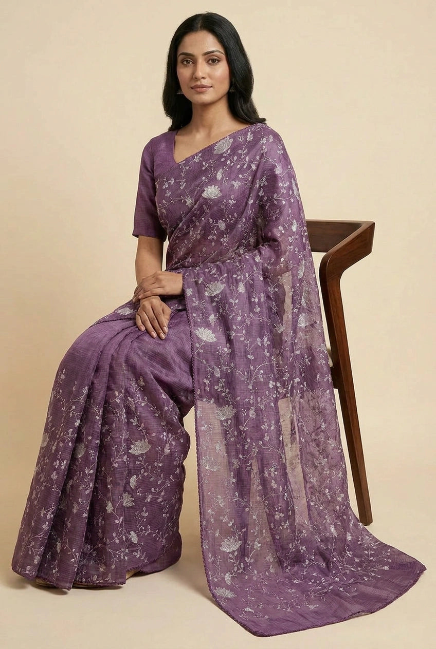 Cotton Tant Saree with Tant Stripe for Summer Comfort
