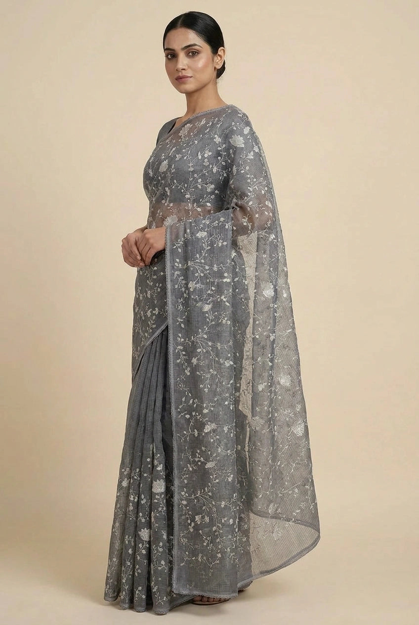 Cotton Tant Saree with Tant Stripe for Summer Comfort