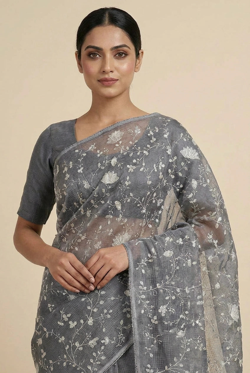 Cotton Tant Saree with Tant Stripe for Summer Comfort
