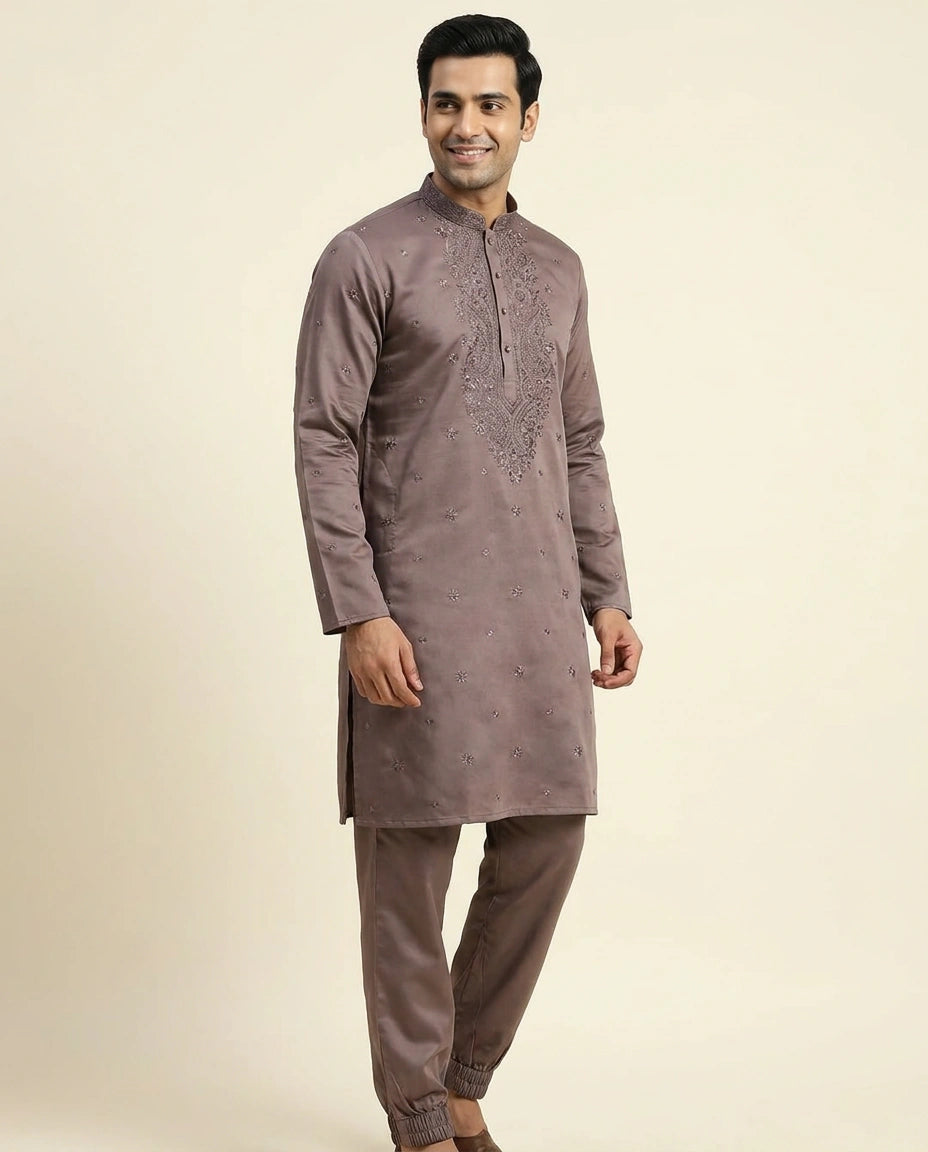 Men's Cotton Kurta Pajama Set — photo 5 of 8