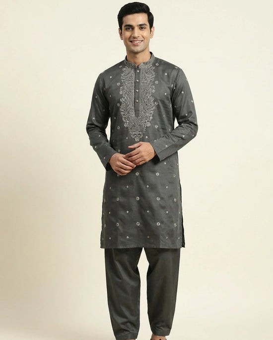 Men's Cotton Kurta Pajama Set — photo 2 of 8