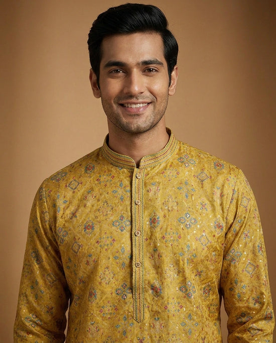 Tissue Kurta Pajama Set - Rangoli India