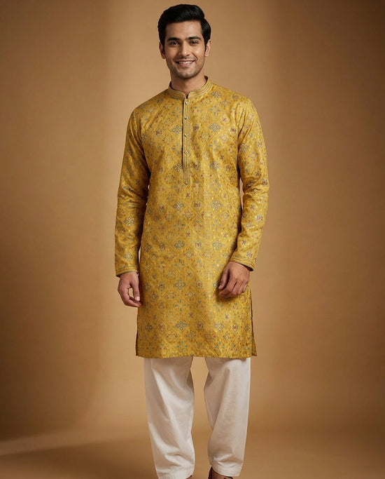 Tissue Kurta Pajama Set - Rangoli India