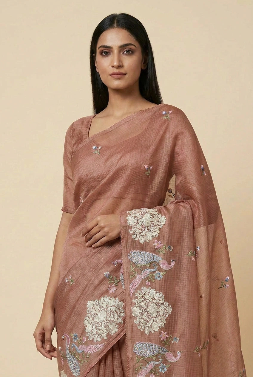 Cotton Tant Saree with Tangail Buti for Festive Comfort