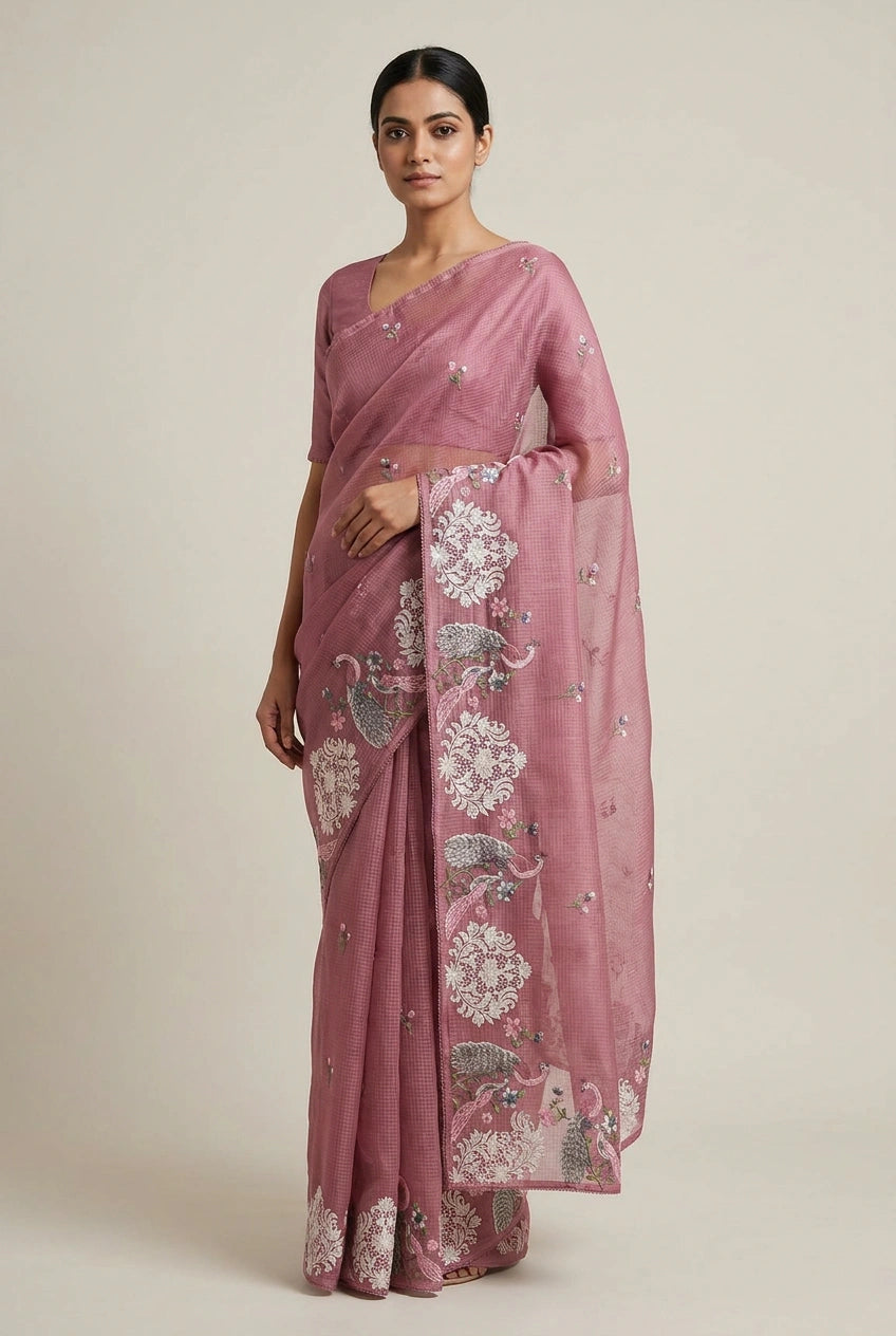 Cotton Tant Saree with Tangail Buti for Festive Comfort