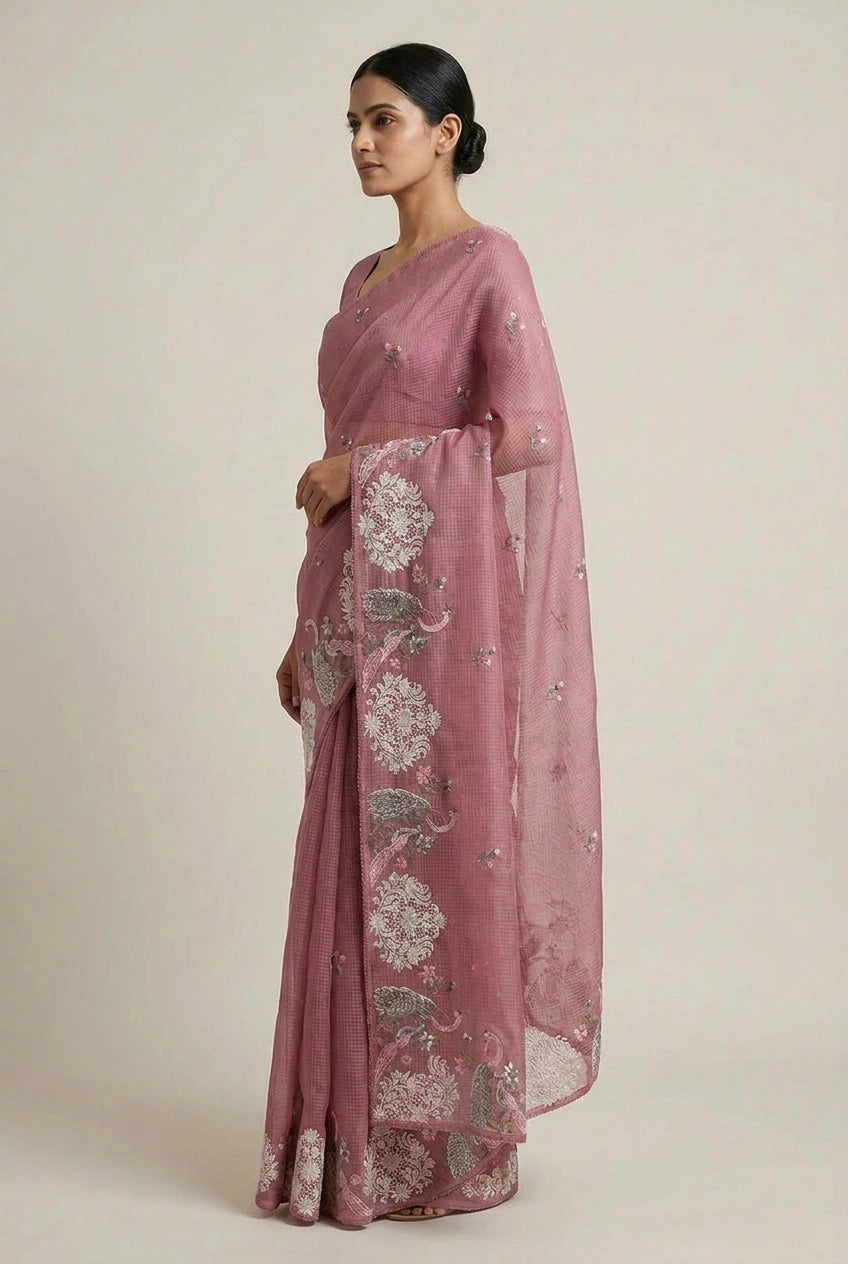 Cotton Tant Saree with Tangail Buti for Festive Comfort