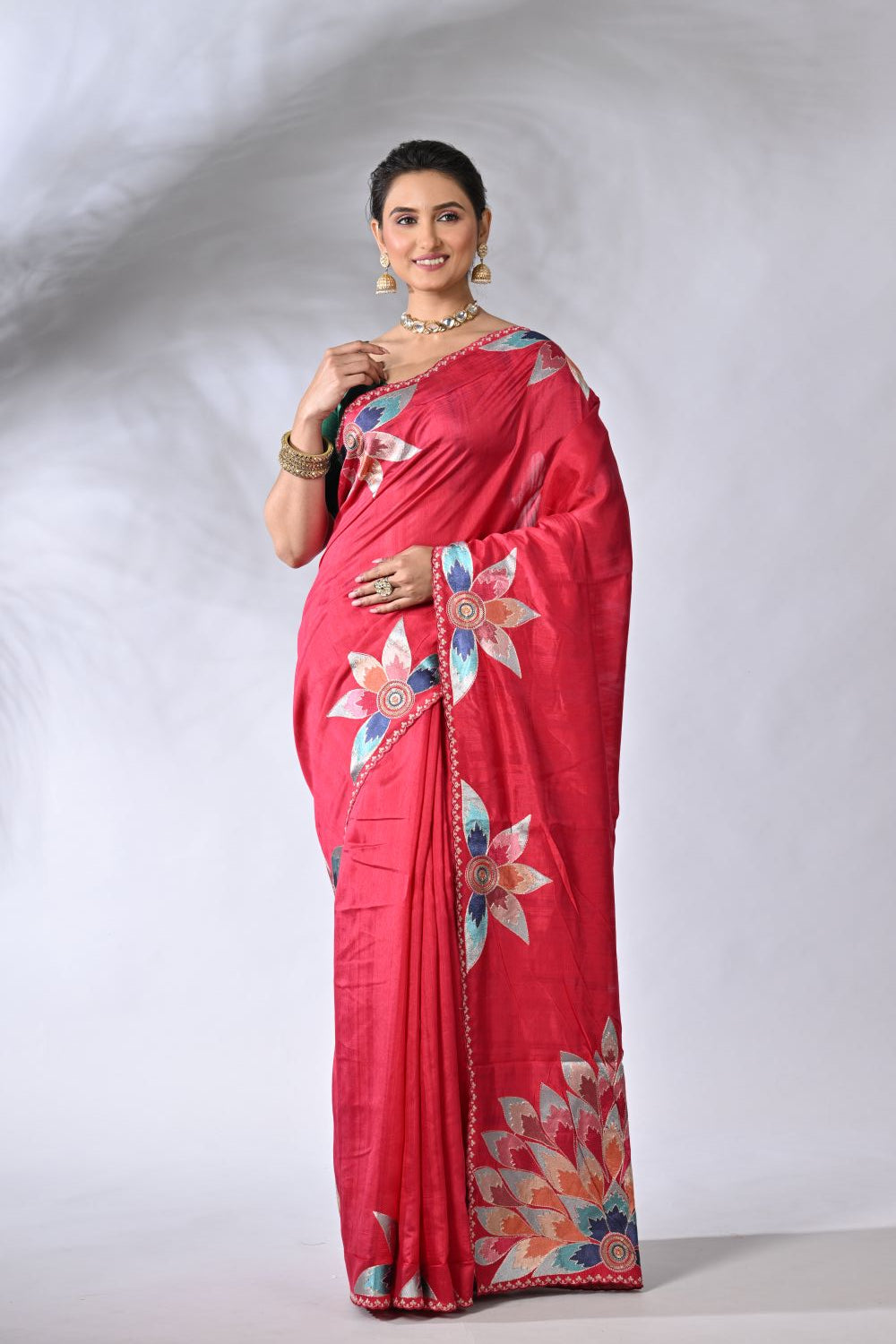 Rani Tussar Handloom Tussar Silk Saree