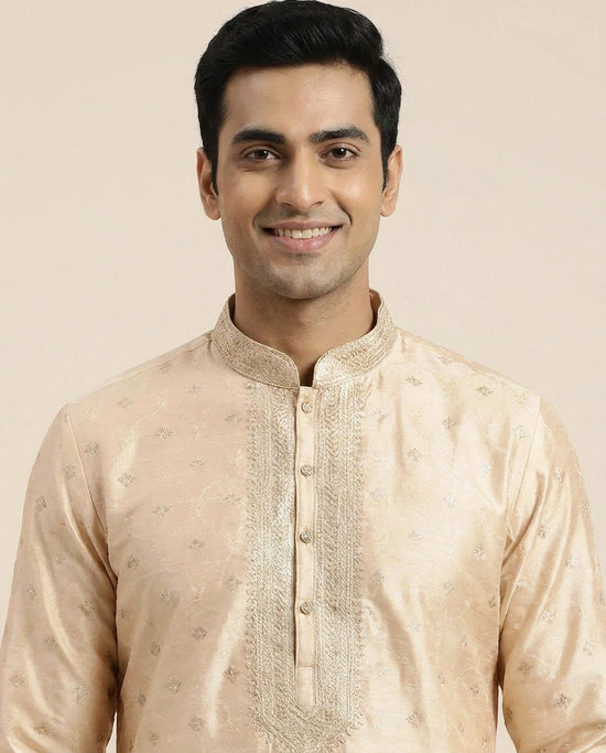 Tussar Silk Kurta Pajama Set - Rangoli India