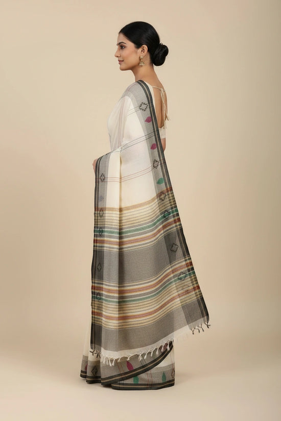 Handloom Woven Cotton Bengal Silk Saree - cotton Indian ethnic wear by Rangoli