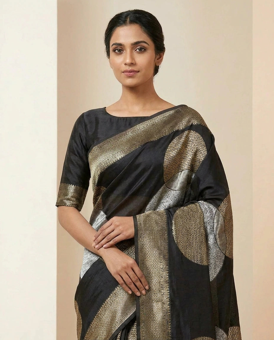 Silk Katan Banarasi Saree with Brocade Weave