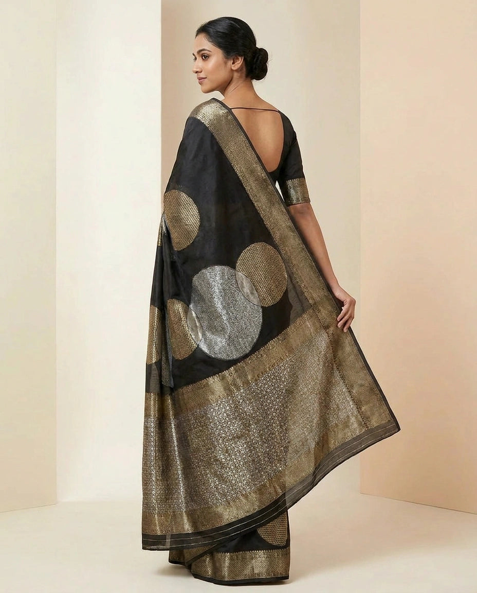 Silk Katan Banarasi Saree with Brocade Weave