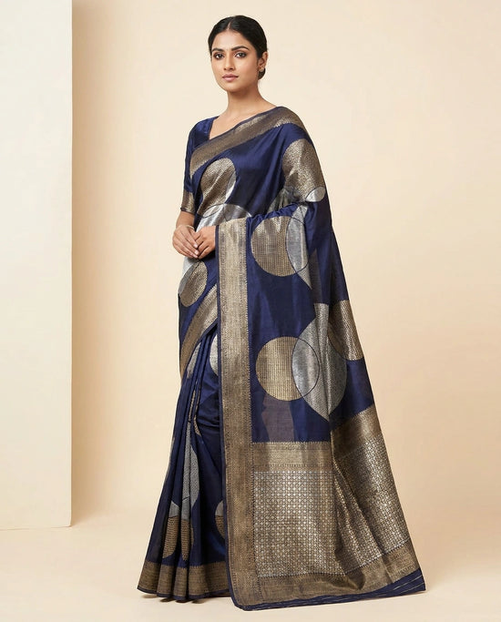 Silk Katan Banarasi Saree with Brocade Weave