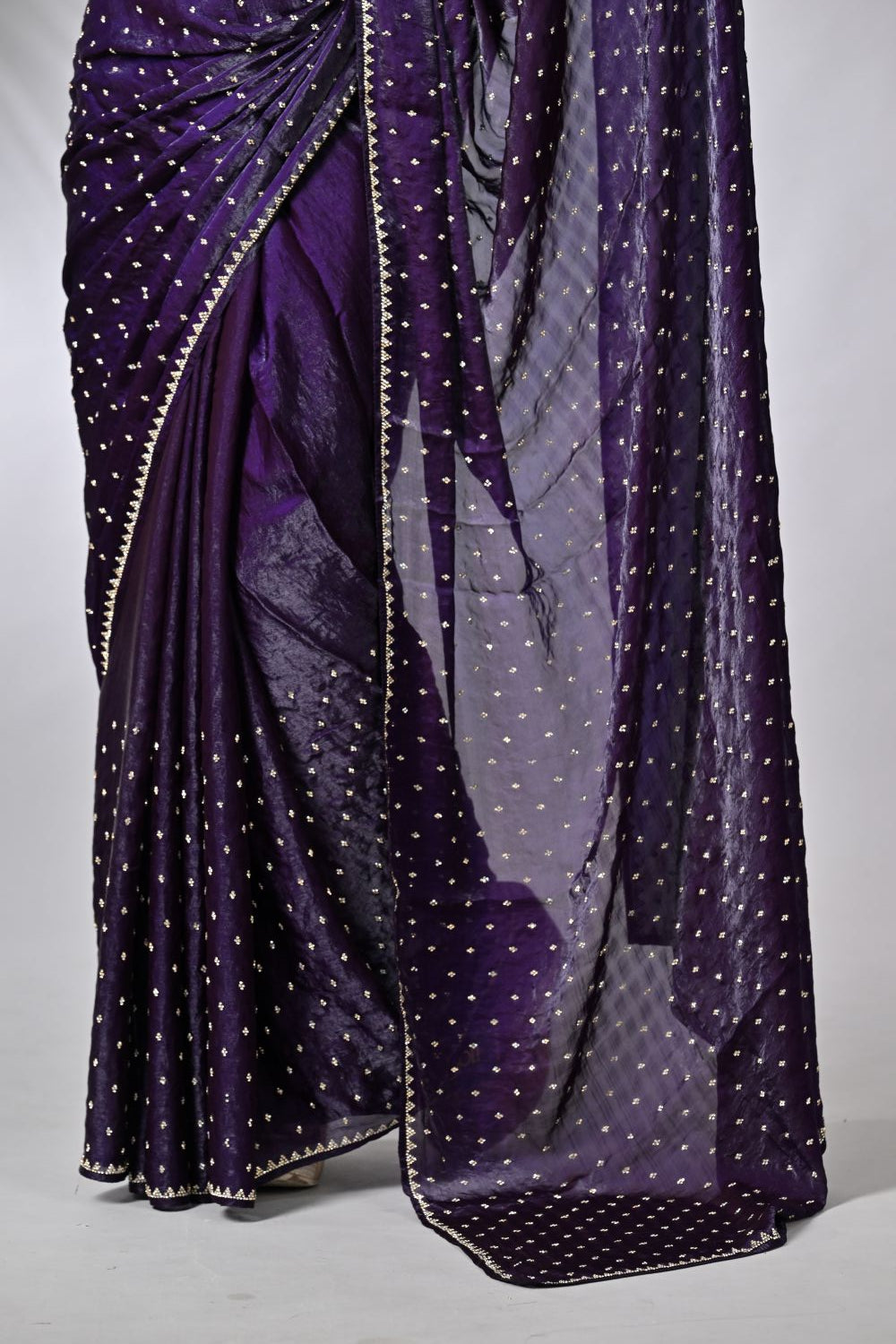 Purple Tissue Sarees