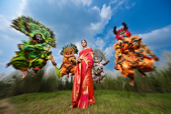 Rani Katan Silk Saree