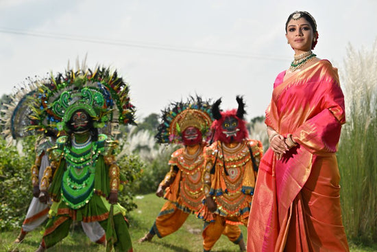 Rani Katan Silk Saree