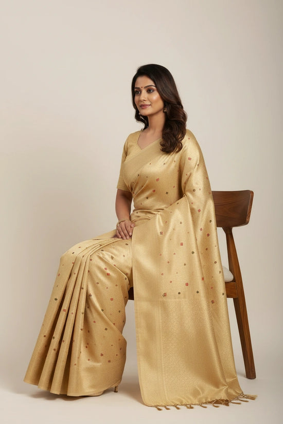 Handcrafted Pure Silk Katan Banarasi Silk Saree - Onion Pink | Rangoli
