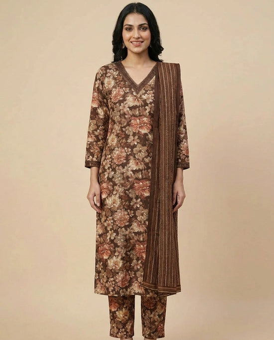 Cotton Straight Suit for Women - Daily Wear