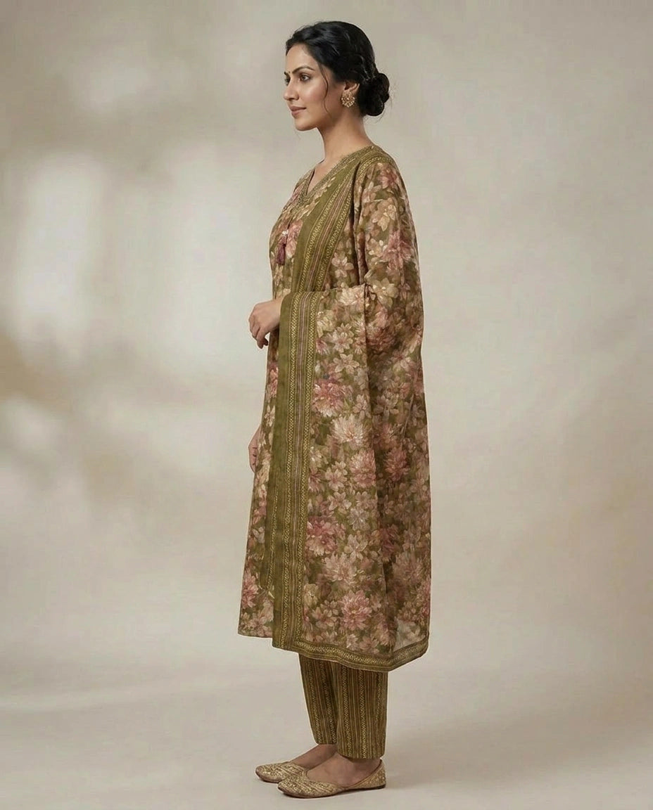Cotton Straight Suit for Women - Daily Wear