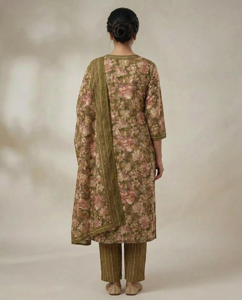 Cotton Straight Suit for Women - Daily Wear
