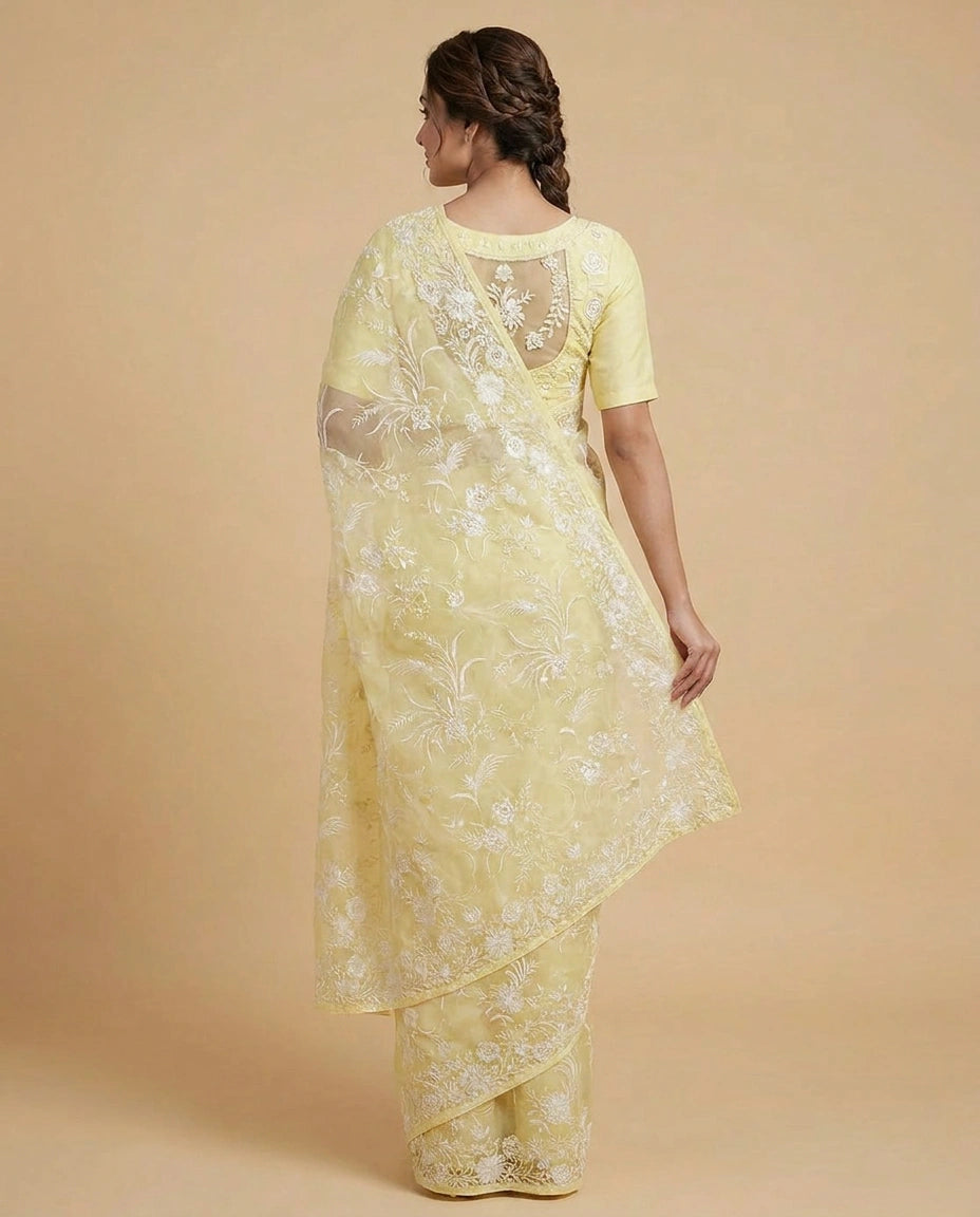 Georgette Designer Saree - Rangoli India