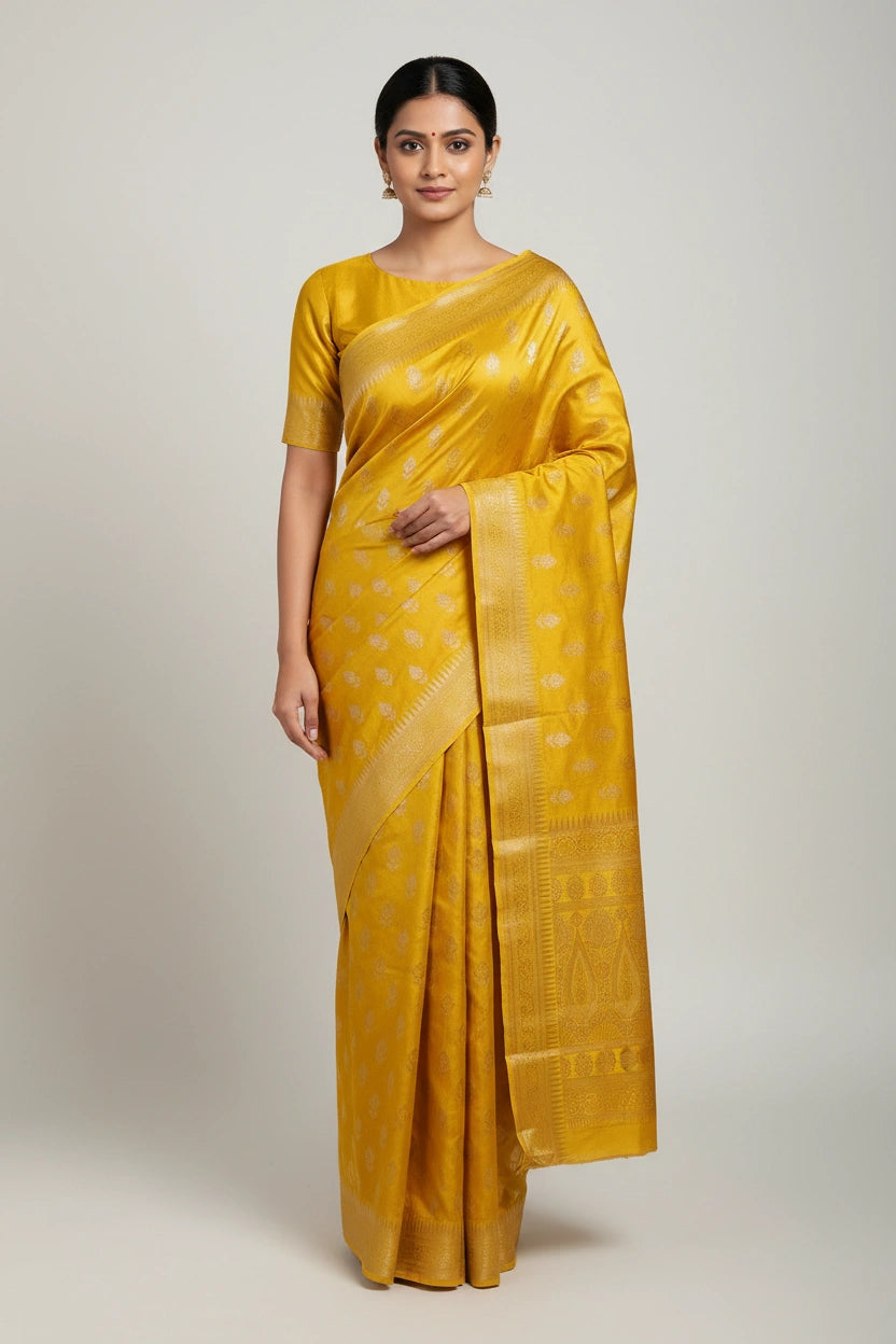 Heritage Dola Silk Banarasi Saree - silk Indian ethnic wear by Rangoli