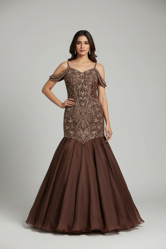 Premium Tissue Suit Gown | Rangoli
