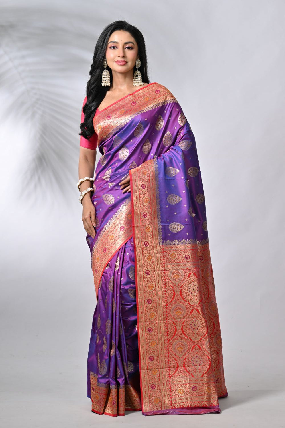 Traditional Silk Katan South Silk Saree - silk Indian ethnic wear by Rangoli