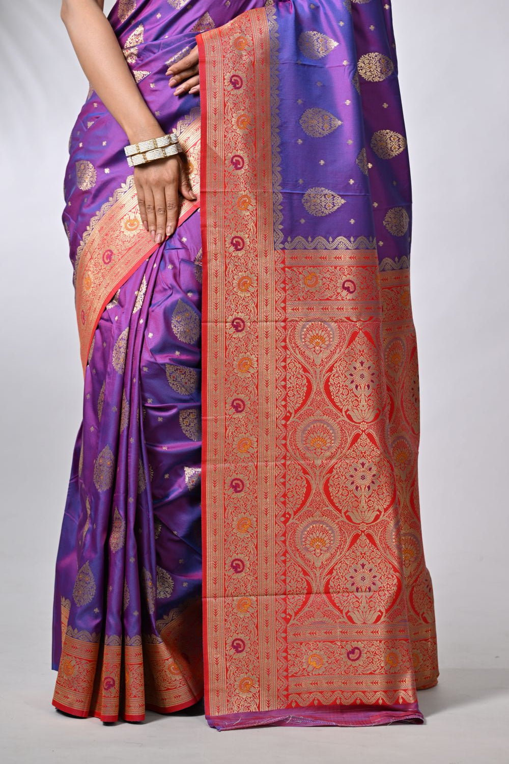 Traditional Silk Katan South Silk Saree - silk Indian ethnic wear by Rangoli