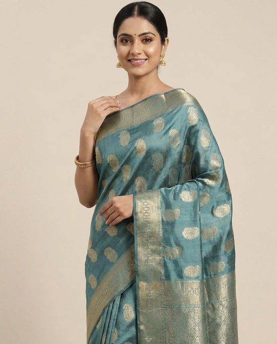 Chiniya Silk Banarasi Saree - Rangoli India
