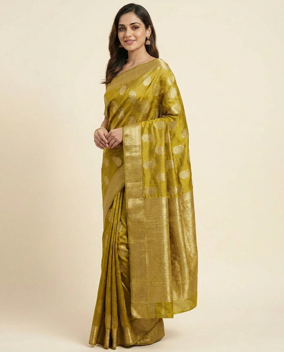 Chiniya Silk Banarasi Saree - Rangoli India