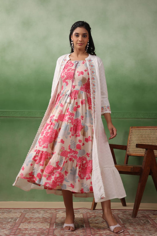 Off White Designer Gown with Jacket
