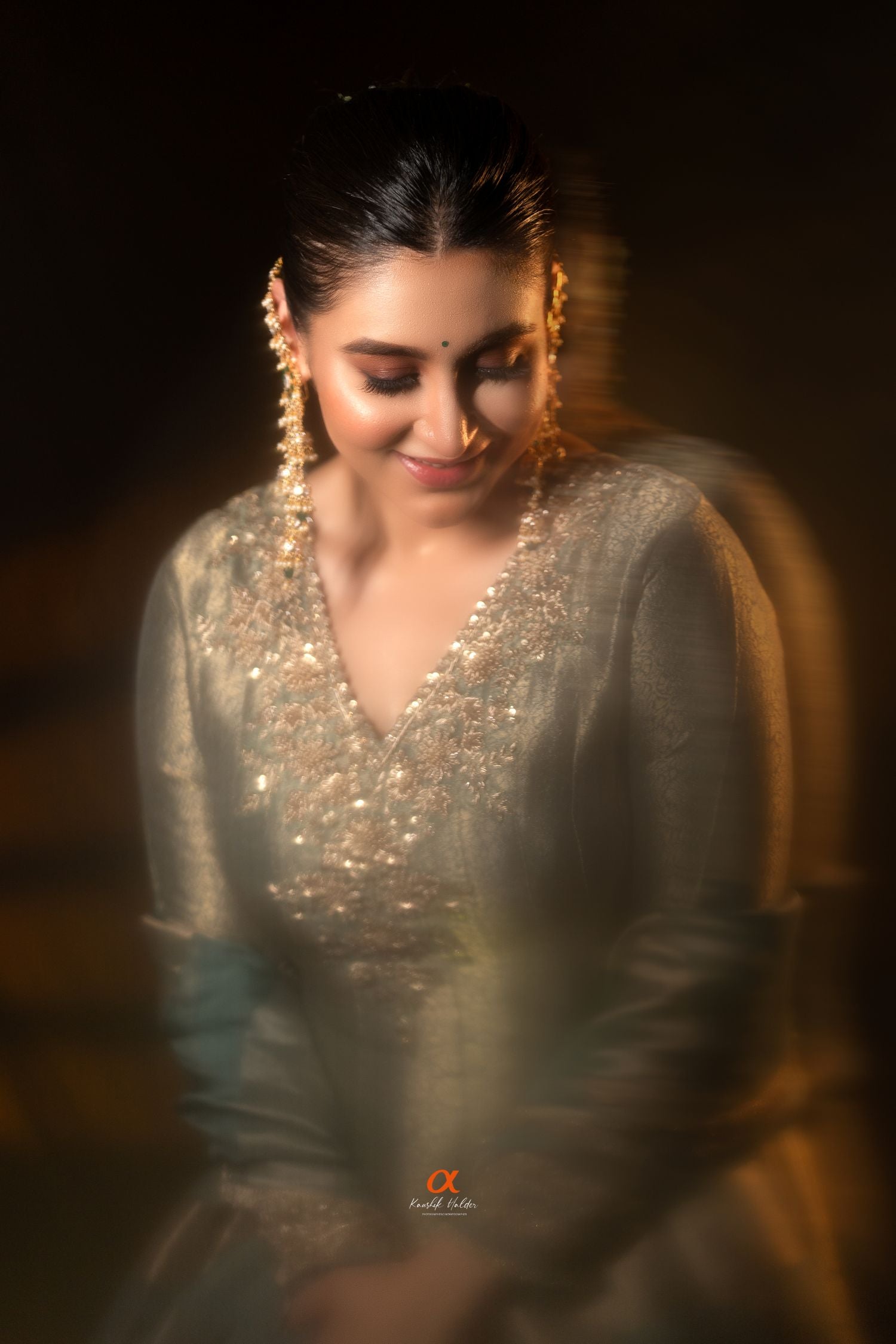 Turquoise Embellished Designer Anarkali Set – Occasion Wear