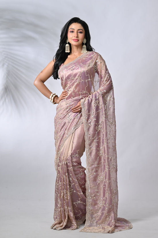 Chiku Tissue Sarees